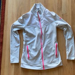 Light grey Nike Zip